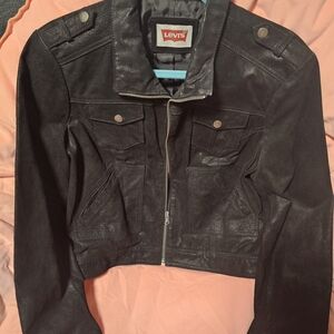Levi's Women's BLACK SUEDE Jacket